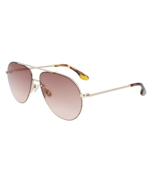 Gafas de sol de mujer de color dorado - Victoria Beckham VB213S-725• material: metal• color: dorado• tamaño: 59/14/140 mm (longitud de la lente / ancho del puente / longitud de la varilla)  UV filter 2