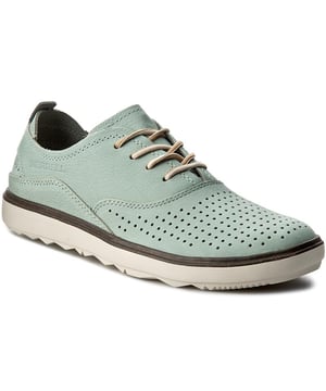 Merrell Around Town Lace Air Lace-Up Green Nubuck Leather Womens Shoes J03698