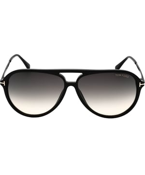 Tom Ford Black Sunglasses, Lens Width = 62mm, Nose Bridge Width = 12mm, Arm Length = 140mm, Sunglasses, Sunglasses Case, Cleaning Cloth and Care Instructions all Included, 100% Protection Against UVA &amp; UVB Sunlight and Conform to British Standard EN 1836:2005, Black Sunglasses