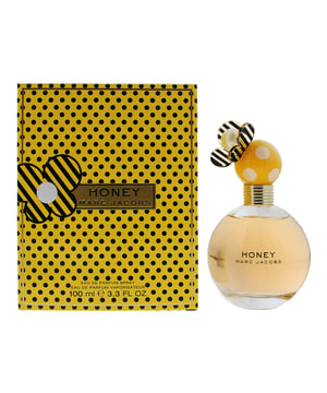Honey is a floral fruity fragrance for women, which was created by Annie Buzantian and Ann Gottlieb, and was launched in 2013 by Marc Jacobs. The fragrance contains top notes of Punch, Pear and Mandarin Orange; with heart notes of Honeysuckle, Peach and Orange Blossom; and base notes of Vanilla, Woodsy Notes and Honey. The notes make for a sweet, joyful fragrance, with a happy, light scent.