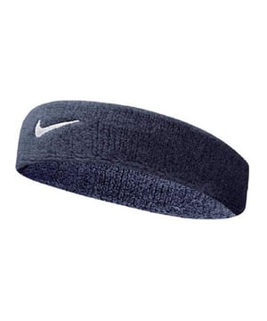 Nike sports headband. Decorated with Swoosh logo. Size: 5.8cm.