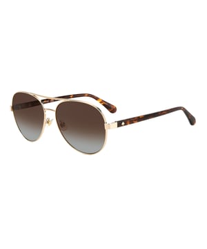Kate Spade Vrouwen Zonnebril AVERIES06JF8L - Materiaal: Metaal - Kleur frame: Goud - Afmetingen: 58/17/140 mm (Diameter lens / Brug formaat / Lengte veren)