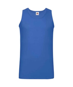 97% Katoen, 3% Polyester. Stof: Fijn gebreid garen. Ontwerp: Eenvoudig. Halslijn: Gebonden, Ronde Hals, Zelfkant. Manchet: gebonden, zelf stof. Mouwtype: Mouwloos. Hem: Tweelingnaaldsteek. Stoftechnologie: Duurzaam. Afscheurbaar etiket. Pasvorm: Klassiek. 165gsm. Duurzaamheid: Amfori, Better Cotton Initiative, BSCI, Fair Labor Association, Oeko-Tex Standard 100 Gecertificeerd, WRAP Gecertificeerd.
