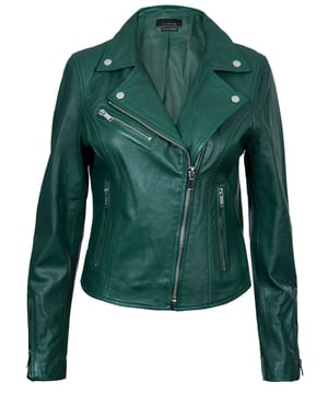 Elevate your style with our timeless best-selling jacket, celebrated for its minimalistic design that never goes out of fashion. Here's why it's a must-have:  
Iconic Minimalism: This jacket's enduring popularity stems from its understated elegance. Its front features just three subtle pockets, each adorned with hand-polished metal hardware zips, creating an effortlessly stylish and minimalistic look. 
Classic Brando Style: Emulating the iconic Marlon Brando jacket from the 1950s, it boasts a double-breasted design with a wide notched lapel and an off-centered YKK zip, paying homage to the timeless fashion icon. 
Color Variety: Choose from a range of colorways to suit your preferences, whether you opt for bold shades like yellow, red, and green, or classic hues like black, tan, and chestnut. 
Premium Material: Crafted from 100% premium ultra-soft nappa leather, this jacket offers both luxury and comfort. 
Tailored Fit: Designed with a slim fit and a shorter length, it complements your body's shape and provides a modern and flattering silhouette.  Furnished with three zipped exterior pockets and zipped cuffs, this jacket combines practicality with enduring style, making it a versatile addition to your wardrobe.