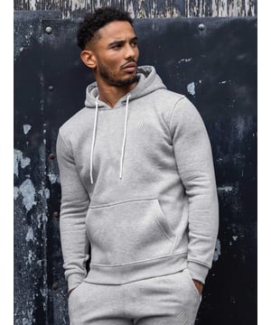 Update your casual wardrobe with this designer style mens Hoodie. Crafted from soft and comfortable cotton and polyester, this regular fit jacket features ribbed cuffs and waist, a hood with drawstrings and Kangaroo Pockets while an embroidered Enzo logo on the front adds a trendy finishing touch.