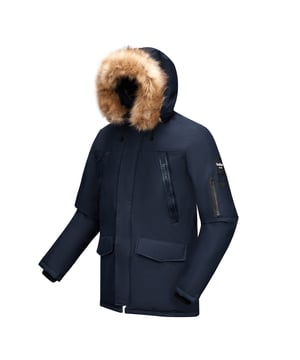 Abrigo de invierno para hombre de la marca Ballin Est. 2013. La chaqueta está hecha de poliéster de alta calidad y tiene un corte regular.  Marca: Ballin Est. 2013Nombre del modelo: Chaqueta PhilippCategoría: chaqueta de hombreMateriales: poliésterColor: azul marino
