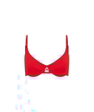 Unser LET'S SWIM-Hai-Logo steht auf diesem Bikinioberteil im Mittelpunkt. Dieses in unserer eigenen Danger Red-Farbgebung gefertigte Stück wurde mit seiner Balconette-Konstruktion mit Bügeln für Halt entworfen. Passen Sie die Träger für eine maßgeschneiderte Passform an und gehen Sie selbstbewusst aufs Meer hinaus. Kombinieren Sie es mit dem passenden roten Hipster-Bikiniunterteil für den kompletten Look.