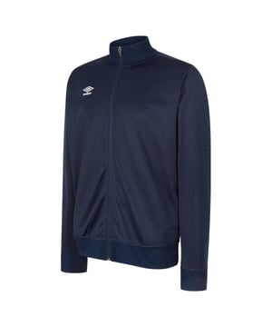 Material: 100% Polyester. Design: Gestapeltes Logo. Manschette: Elastisch, gerippt. Ärmel-Typ: Langärmelig. Ausschnitt: Gerippter Kragen, Stehkragen. Taschen: 2 Seitentaschen, Reißverschluss. Verschluss: Reißverschluss. Saum: Elastisch, gerippt.