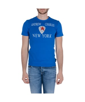 By: Andrew Charles By Andy Hilfiger - Details: TS150 03 1002 KEITA BLUE S14 - Color: Blue - Composition: 95%CO+5%EA - Made: TUNISIA - Season: All Seasons