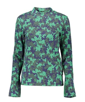 Jeans y pantalón de algodón verde  
Cuello simulado de manga larga con logo  
Diseño versátil y elegante  
Hecho de algodón de calidad  
Cómodo y duradero  
Adecuado para ocasiones informales y más elegantes  
Un imprescindible para mujeres con estilo  
Material: 45% algodón, 7% poliéster, 2% elastano, 46% viscosa