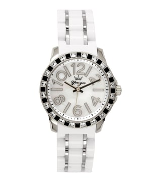 Yonger and Bresson White Dial White Watch