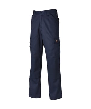 The Dickies ED24/7 Trousers have an exceptional choice of colour variations & available sizes. These match with & suit the Dickies two tone clothing & outerwear available. Combine this with the excellent low price and it is easy to see why these are proven to be a volume selling work trouser in the UK market. Loaded with pockets (see below) and featuring knee pad pouches to take a Dickies knee pad insert too.