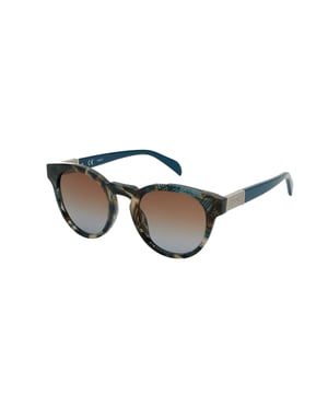 Als je graag de laatste mode en accessoires wilt laten zien, mag je de Dames Zonnebril Tous STOB48-500Q66 Ø 50 mm niet missen! Laat de beste merken zonnebrillen zien. Type: Dames ZonnebrilGeslacht: VrouwBescherming: Beschermt tegen 100% van de UV-stralen (UV400)Lensmateriaal: PolycarbonaatKleur: BlauwMateriaal: Plastic