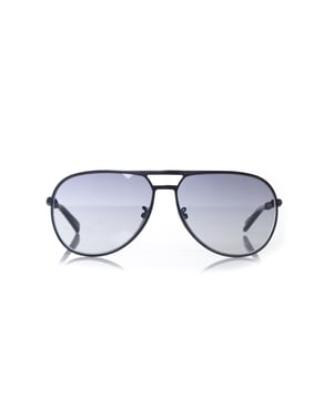 VINTAGE, RRP AS NEW
Bottega Veneta, Aviator sunglasses in black metal with leather braided temples. Comes with case. • CONDITION: very good condition 

• CODE: 102-F-S

• MEASUREMENTS: height lens 5 cm, width lens 6 cm, width frame 14 cm

• MATERIAL: metal, leather 

• COLOR: black