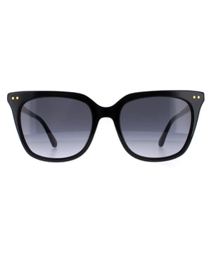 Kate Spade Square Womens Black Gold Grey Gradient Giana/G/S  Sunglasses are a stylish square frame crafted from lightweight acetate. Whether you're strolling along the beach or navigating the city streets, these sunglasses are a perfect companion for any occasion. Kate Spade's logo features on the temples for brand authenticity.