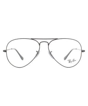 Las monturas de gafas Ray-Ban RX6489 2503 en negro para hombres y mujeres están basadas en el estilo clásico de aviador que Ray-Ban presentó en 1937. Aquí están para tus lentes claros o de prescripción, para ese estilo de piloto atemporal.