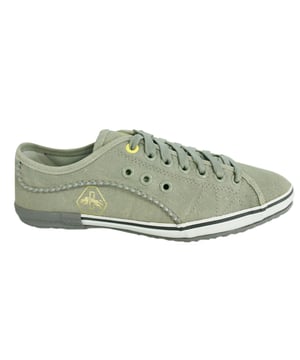 Puma Rudolf Dassler Scherenbahn Entrenadores para hombres Lace gris de cuero 346190 02 B6D