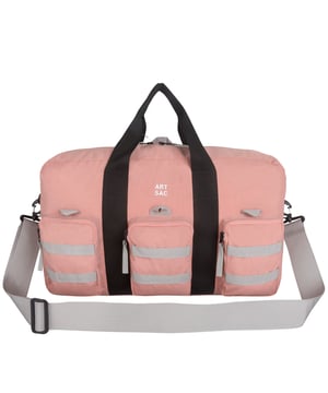The ultimate carry companion, perfect for every day wear. Featuring a full-length zip top opening and 3 large side pockets, the Haring Triple Holdall is spacious enough for any short or long trip away. Features a detatchable shoulder strap. Features: , Water Resistant, 15 inch padded laptop sleeve - Fits Apple MacBook Pro 16 inch, Grab handle carry straps, Removable shoulder strap allowing crossbody styling, Zip top opening to main compartment, Triple front zip pocket with webbing loops Single zip pocket for smaller valuables, Internal zip pocket, 2 Internal mobile phone slip pockets - Fits normal and plus size smart phones, 3 Internal pen slip pockets, External rear zip pocket Style Ref: 52004 PINK