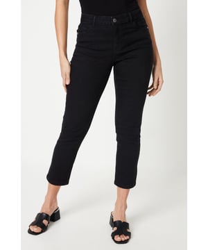 Destination denim. From classic straight leg and your favourite skinny's and jeggings to retro-inspired wide leg and tapered mom jeans, find your dream fit in our women's jeans collection. Whether you want to make a statement or looking to update your essentials, our edit of women's jeans has you covered for every mood and moment. Style: Petite Comfort Stretch Slim Jeans.  Ideal for: Daywear.  Fit: Slim.  Model wears size UK 10 and is 5' 3" tall.