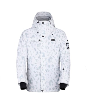 Voering: Ruggevoerd, Gerecycled Polyester, Gum. Vulling: Geïsoleerd, Gerecycled. Stof: Gerecycleerd, Stretch. Ontwerp: Streepjesprint, Logo. Stoftechnologie: ARED 30/30, Ademend, Duurzaam, Douchebestendig, Waterdicht. Manchet: Verstelbaar, met treksluiting. Gel Grip, Binnenkant Mouwmanchet, Geïntegreerde Sneeuwvanger, Getapete Naden. Halslijn: Kapitein. Mouwtype: Met lange mouwen. Kap Kenmerken: Op de kap gegroeid, Technisch, Knevelversteller. Zakken: 1 mouwzak, 2 zijzakken, ritssluiting, 1 armzak, drukknoopsluiting, 1 borstzak, mock Pocket, interne mesh zak, skipaszakje. Sluiting: verborgen, volledige rits, drukknoopsluiting, stormflap. 30000g/m²/24 uur. Hem: Verstelbaar. 8 UK: 32 in. 10 VK: 34 in. 12 VK: 36 in. 14 VK: 38 in. 20 VK: 45 in. 18 VK: 43 in. 16 VK: 40 in.