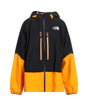 North Face Orange Coat, Zip Closure, Logo On Chest, Matieral : 100% Nylon, Zip Closure Pocket On Chest, Elasticated Sleeve Endings And Waist, Lightweight Jacket