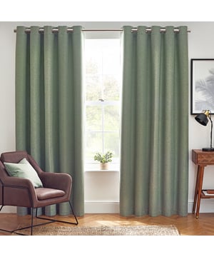 In modern fresh tones, the Dawn blackout eyelet curtains provide both functionality and effectiveness for your home. The soft-textured, temperature regulating marl effect fabric not only keeps out the light, but also ensures your home is cool in summer and warm in winter.