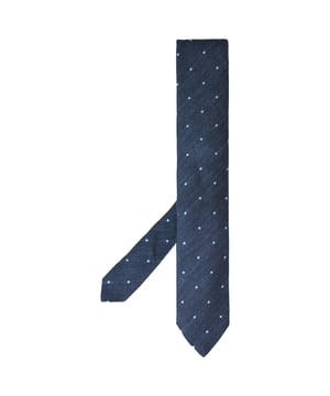 Hackett London Casual Dot Mens Navy Ties HM053203 595