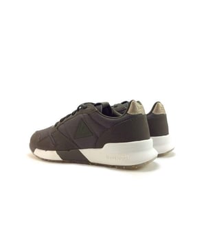 Le Coq Sportif Omega X Metallic Lace-Up Green Synthetic Womens Entrenadores 18103338