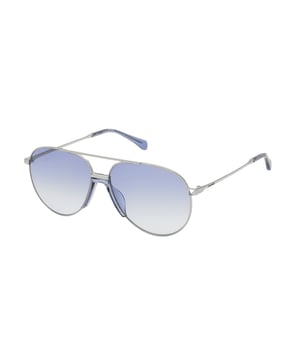 Zadig&Voltaire Unisex Zonnebril SZV320-59579Y - Materiaal: Metaal - Kleur frame: Grijs - Afmetingen: 59/13/140 mm (Diameter lens / Brug formaat / Lengte veren)
