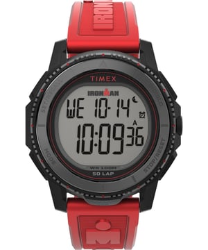 Dit Timex Adrenaline Digital Horloge voor Mannen is het perfecte tijdsstuk om te dragen of cadeau te geven. De zwarte 46,5 mm ronde kast in combinatie met de comfortabele rode plastic horlogeband zorgt ervoor dat je volop van dit prachtige horloge kunt genieten zonder enige concessie. Aangedreven door een hoogwaardige kwartsbeweging en waterbestendig tot 5 bar, blijft je horloge tikken.