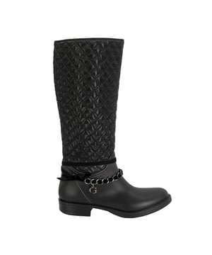 Guess,FLRAL3RUB11-BLACK-36,Als je het ideale merk zou willen creëren, zou je wellicht de legendarische Hollywood glamour willen combineren met een vleugje natuurlijke Franse elegantie. Dit is nu net wat de Marciano broers, iets meer dan 40 jaar geleden, hebben gedaan toen ze Guess oprichtten. Sindsdien is de groep uitgegroeid van een pionier op vlak van denim tot een wereldwijde lifestyle.