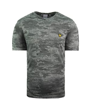 Lyle & Scott Camo Run T-shirt Crew Hals Fitness Heren Tee TS1165SP Z648