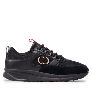 Criminal Damage Force Lace-Up Black Synthetic Mens Trainers FORCE TRAINER_BLACK