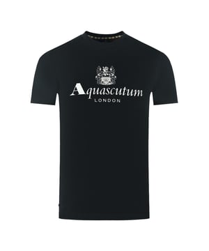 Voel je zelfverzekerd en stijlvol met het Aquascutum Bold Aldis Logo Black T-shirt. Gemaakt van comfortabele materialen, dit T-shirt is versierd met Aquascutum's Aldis-logo en beschikt over een klassieke crewhals en korte mouwen. Stap uit met stijl en klasse! Aquascutum merk Logo Black T -shirt, bemanningslid, korte mouwen 100% katoen, reguliere fit Past Past Fits True to Size Style Code: TS002 16