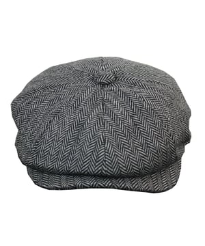 Gorra de tweed Peaky Blinders para hombre, estilo vendedor de periódicos, Gatsby, plana, estilo panadero, abuelo, Ivy Cap, gorra retro vintage original de 8 paneles para hombre, material texturizado de tweed en espiga disponible en 2 colores increíbles, ideal para ropa informal elegante, perfecto para un aspecto retro vintage, disponible en 5 tamaños. ¡Muchos más estilos y colores disponibles en la tienda!