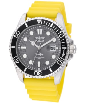 De Invicta 47163 heeft een roestvrijstalen horlogekast van 43 millimeter met een grijze wijzerplaat.
Dit model wordt aangedreven door een accuraat Quartz uurwerk.
10 bar waterdicht.
Dit model is onderdeel van de Invicta Pro Diver collectie.

Inclusief 2 jaar garantie.