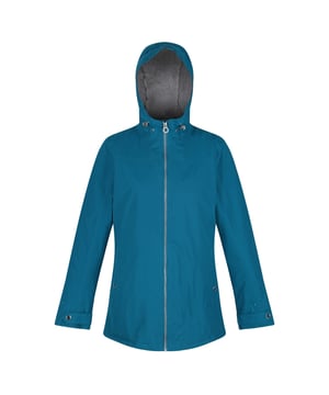 Material: 100% Polyester. Stoff: Hydrafort. Muster: Einfarbig. Passform: Regulär. Stoff-Technologie: Strapazierfähig. Kapuze, isoliert, Seitennähte, verschweißte Nähte, Thermo-Guard, wasserdicht. Manschette: Verstellbar. Ausschnitt: Mit Kapuze. Ärmel-Typ: Langärmelig. Kapuzen-Merkmale: Verstellbare, angewachsene Kapuze. Länge: Regulär. Taschen: 2 Fronttaschen, 1 Sicherheitstasche. Verschluss: Durchgehender Reißverschluss.
