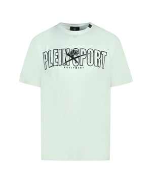Plein Sport Bold Branded Logo White T-Shirt. Philipp Plein Sport White T-Shirt. Regular Fit, Fits True To Size. Plein Sport Branded Logo. 100% Cotton. Style Code: TIPS1100 01