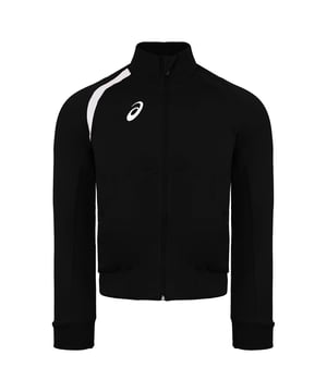 The Asics Kids Black/White Track Jacket is the perfect blend of style, comfort, and performance for active youngsters. Designed to keep your child looking sharp while providing the functionality they need during sports or casual outings, this jacket is a must-have addition to their wardrobe.
Key Features:


Stylish Design: Featuring a sleek black base complemented by bold white accents, this track jacket offers a modern, sporty look that appeals to kids. The clean lines and contrasting colors make it easy to pair with any outfit.


Comfortable Fit: Crafted from lightweight, breathable fabric, the jacket ensures your child stays comfortable whether they're at practice, hanging out with friends, or running errands. The material allows for easy movement, perfect for active lifestyles.


Functional Details: The full zip closure makes it easy to put on and take off, while the high collar provides extra warmth and protection against the elements. Ribbed cuffs and hem help to keep the jacket securely in place, ensuring a snug fit.


Versatile Wear: This track jacket is ideal for layering during cooler weather, making it suitable for sports, outdoor activities, or casual wear. Your child can wear it to school, at home, or during playtime, ensuring they look good and feel great in any situation.


Durability: Built to withstand the rigors of play, the jacket is made with high-quality materials that ensure long-lasting wear. Parents can trust that this jacket will hold up through all kinds of activities.


Asics Branding: The iconic Asics logo on the chest adds a touch of authenticity and style, showcasing your child’s love for quality athletic wear.


Keep your little one warm and stylish with the Asics Kids Black/White Track Jacket. Whether they're training hard or just hanging out, this jacket is a versatile choice that combines functionality with a contemporary look.