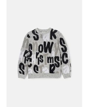 Sleigh the season in style with our ultimate Christmas jumper! Super soft yarn with yuletide text all wrapped up in a cool monochrome intarsia design.