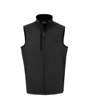 Material: 94% Polyester, 6% Elasthan. Gewebe: Softshell. Design: Logo. Stoff-Technologie: Langlebig, EcoShield, Wärmerückhalt, Leicht, Wasserabweisend, Windbeständig. Innenseite, isoliert. Ärmel-Typ: Ärmellos. Ausschnitt: Stehkragen. Taschen: 2 Seitentaschen, 1 Brusttasche, Reißverschluss. Verschluss: Durchgehender Reißverschluss. Nachhaltigkeit: Hergestellt aus recycelten Materialien.