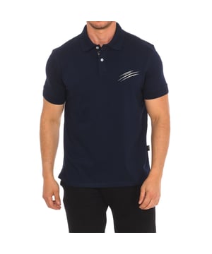 Polo Plein Sport met korte mouwen.
 Kraag met kapel.
 Halfhoge knoopsluiting.
 Korte mouwen met geribde afwerking.
 Klauwopdruk op de voorkant.
 Merkbadge op de achterkant.
 Naden in toon zichtbaar.
 Samenstelling: 95% Katoen, 5% Elastaan
 Onderhoud:
Wassen op maximale temperatuur 30º.
 Strijken op lage temperatuur.
 Geen droger gebruiken.
 Geen bleekmiddel gebruiken.
 Niet chemisch reinigen.
