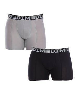 Pack of two Cotton 3D Flex Air long boxers.
 Wide rubber waistband.
 Detail of the brand name on the waistband.
 Breathable fabric.
 Anatomical front with the ability to hold without squeezing.
 Breathable mesh in areas of maximum sweating.
 15% more extensible in all directions.
 Seams seen in tone.
 Composition: 89% Cotton, 11% Elastane
 Care:
Care:
 - Wash at max temperature. 40º.
 - Do not use bleach.
 - Do not use dryer.
 - Do not iron.
 - Do not dry clean.