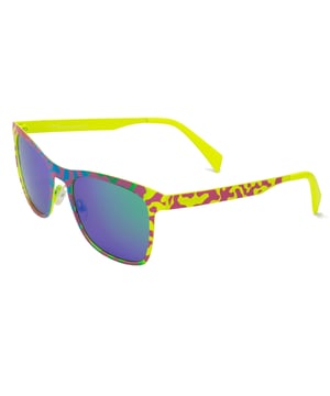 Gafas de sol unisex de color multicolor - Italia Independent 0024-063-033• material: metal• color: multicolor• tamaño: 53/20/145 mm (longitud de la lente / ancho del puente / longitud de la varilla)  Silver Heart-Pathating of Recycled Law