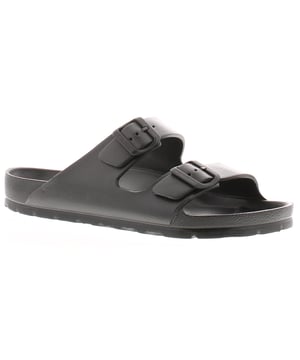 Hush Puppies Heren Sandalen Strand Lenny Instap Zwart. Eva Bovenkant. Eva Voering. Eva Zool. Schoeisel Sandalen.