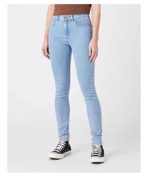Wrangler High Rise Skinny Cher Skinny Jeans - 57% Polyester , 41% Modal , 2% Elastan