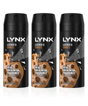The wild scent of leather and the irresistible scent of freshly baked cookies ensure a "collision" of fresh and warm fragrances. The fresh top notes dominate citrus, mint and spices as well as a subtle touch of leather. Flavours of vanilla, cookies, maple syrup and creamy musk add a warm base to the scent. 

Ingredients: Alcohol Denat., Butane, Isobutane, Propane, Parfum, Alpha-Isomethyl Ionone, Cinnamal, Citral, Coumarin, Hydroxycitronellal, Limonene, Linalool.

How to Use: Twist cap, Apply to chest and body, Punch air.
 
Safety Warnings: Do not spray near a naked flame or any hot surface. Keep away from sources of ignition no smoking. Avoid direct inhalation. Use in well-ventilated places. Avoid prolonged spraying. Keep out of reach of children.

Package Includes: 3 Pack Lynx Collision Body Spray 150ml