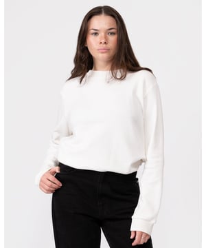 Crew neck cotton sweatshirt with a drawstring hem.&nbsp;
100% Cotton