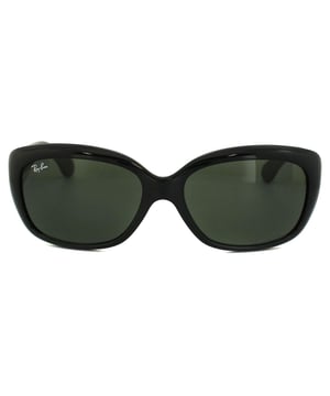 Gafas de sol Ray-Ban Jackie Ohh 4101 601 Negro Verde La inspiración original para todas las gafas de sol de gran tamaño, Jackie O, ahora ha tenido su inspiración inmortalizada en estas impresionantes gafas de sol de gran tamaño de Ray-Ban.