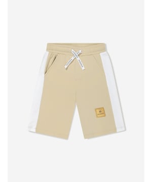 Introducing the sophisticated Boys Logo Bermuda Shorts in Beige, presented by Aigner in an alluring White shade. Essential for a dapper Boys wardrobe! This short boasts of elegance and comfort. Key features include: Stylish Design: A sophisticated and trendy logo print makes these Bermuda shorts an instant head-turner. Ultimate Comfort: Crafted from the finest material, these shorts promise comfort for your little one's daily escapades. Revamp their wardrobe: Turn up your Boys wardrobe! A notch higher with these impeccable Bermuda shorts! Shop now for a stride in unrivaled style!